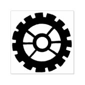 Viktorianische Steampunk-Hochzeit Permastempel (Design)