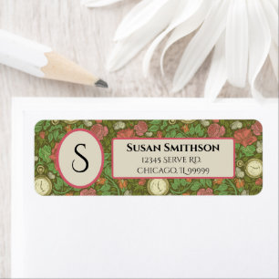 Viktorianische Steampunk-Pocket-Rücksendeadresse