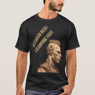 Viktorianische Steampunk Sentinel Gears of Courage T-Shirt