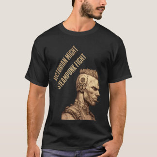 Viktorianische Steampunk Sentinel Gears of Courage T-Shirt