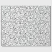 Viktorianische Steampunk-Uhren mit weißem und schw Geschenkpapier (Flach)