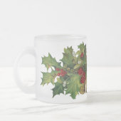 Viktorianische Stechpalmen-mattierte Mattglastasse (Links)