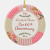 Viktorianische Steppdecken-60. Keramikornament (Hinten)