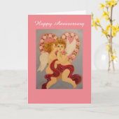 Viktorianische Stilegel, Jubiläumskarte Karte (Gelbe Blume)