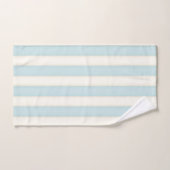 Viktorianische Streifen, blau und weiß Hütte Gesch Handtuch (Handtuch)