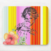 Viktorianische Stripe Mouse Pad! Mousepad (Vorne)