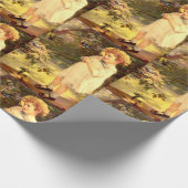 Viktorianische Süsse mit Vögeln Geschenkpapier (Ecke)