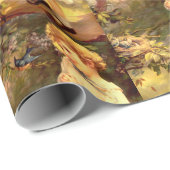 Viktorianische Süsse mit Vögeln Geschenkpapier (Rolleneckpunkt)