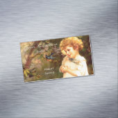 Viktorianische Süsse mit Vögeln Magnetische Visitenkarte (Beispiel)