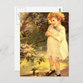 Viktorianische Süsse mit Vögeln Postkarte (Vorne/Hinten)