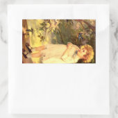 Viktorianische Süsse mit Vögeln Rechteckiger Aufkleber (Tasche)