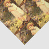 Viktorianische Süsse mit Vögeln  Seidenpapier (Detail)