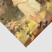 Viktorianische Süsse mit Vögeln Seidenpapier (Ausschnitt)