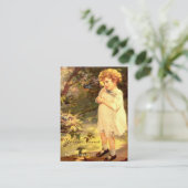 Viktorianische Süsse mit Vögeln Visitenkarte (Stehend Vorderseite)