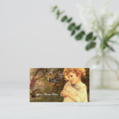 Viktorianische Süsse mit Vögeln Visitenkarte (Stehend Vorderseite)