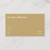 Viktorianische Süsse mit Vögeln Visitenkarte (Rückseite)