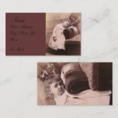 Viktorianische Süsse Visitenkarte (Vorne/Hinten)