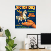 Viktorianische Süßkartoffeln Poster (Heimbüro)