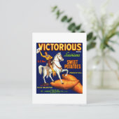 Viktorianische Süßkartoffeln Postkarte (Stehend Vorderseite)