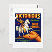 Viktorianische Süßkartoffeln Postkarte (Vorne/Hinten)