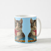 Viktorianische Tablet-Katze Kaffeetasse (VorderseiteRechts)