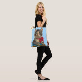Viktorianische Tablet-Katze Tasche (Am Model)