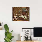 Viktorianische Tablette Poster (Heimbüro)