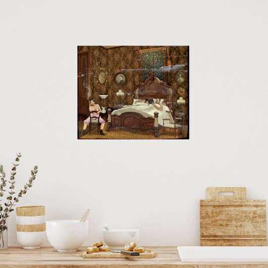 Viktorianische Tablette Poster (Küche)