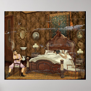 Viktorianische Tablette Poster