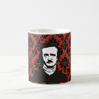 Viktorianische Tapeten-Tasse Poe - Rot Kaffeetasse