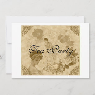 Viktorianische Tee-Party Einladung