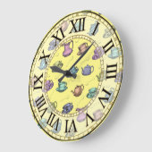 Viktorianische Teezeit große Uhr (Winkel)