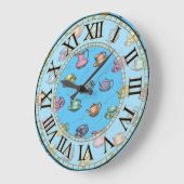 Viktorianische Teezeit große Uhr (Winkel)