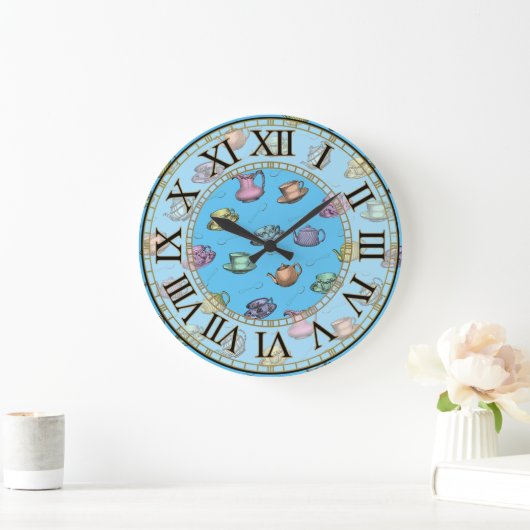 Viktorianische Teezeit große Uhr (Zuhause)