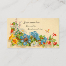 Viktorianische Telefonkarte Visitenkarte