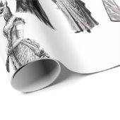 viktorianische Tiere Geschenkpapier (Rolleneckpunkt)