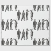 viktorianische Tiere Geschenkpapier (Flach)