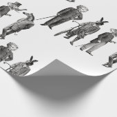 viktorianische Tiere Geschenkpapier (Ecke)
