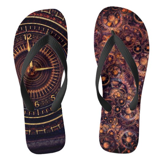 Viktorianische Uhrenstampel Badesandalen (Fußbett)