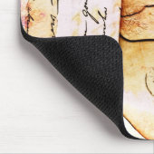 Viktorianische Umschläge Mousepad (Ecke)