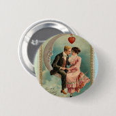 viktorianische Valentine Button (Vorne & Hinten)