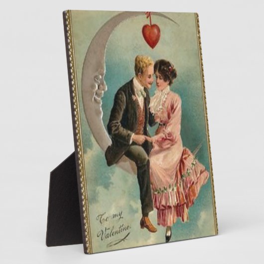 viktorianische Valentine Fotoplatte (Seite)