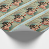 viktorianische Valentine Geschenkpapier (Ecke)