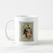 viktorianische Valentine Kaffeetasse (Links)