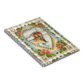 Viktorianische Valentine mit Girl and Boy Skaten Notizblock (Rechte Seite)