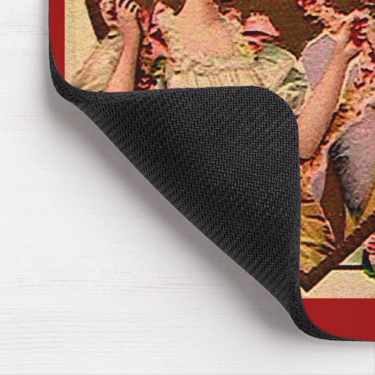 Viktorianische Valentines Couple Mouse Pad Mousepad (Ecke)