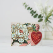 Viktorianische Valentinkarte Feiertagspostkarte (Stehend Vorderseite)