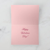 Viktorianische Valentintagskarte Feiertagskarte (Innenseite)