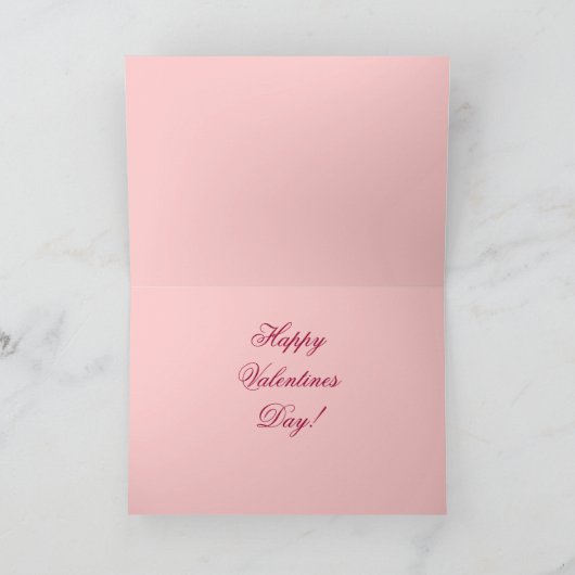 Viktorianische Valentintagskarte Feiertagskarte (Innenseite)