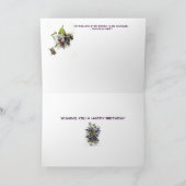 Viktorianische Veilchen Karte (Innenseite)